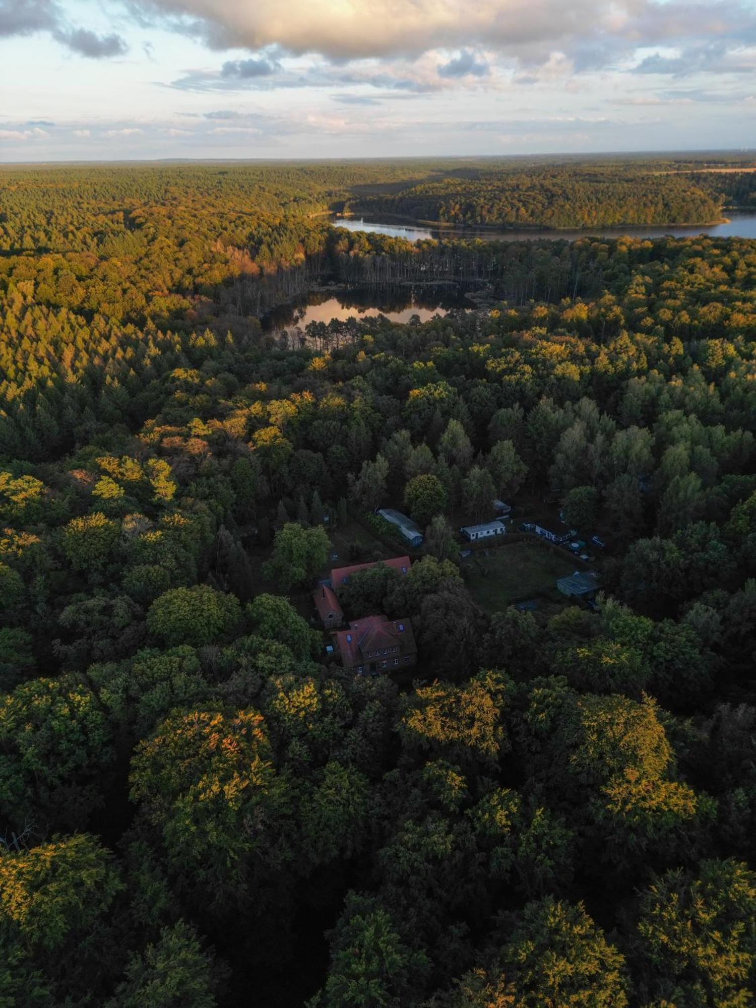 Wald- Und Seeidyll Im Historischen Forsthaus Neuruppin Εξωτερικό φωτογραφία